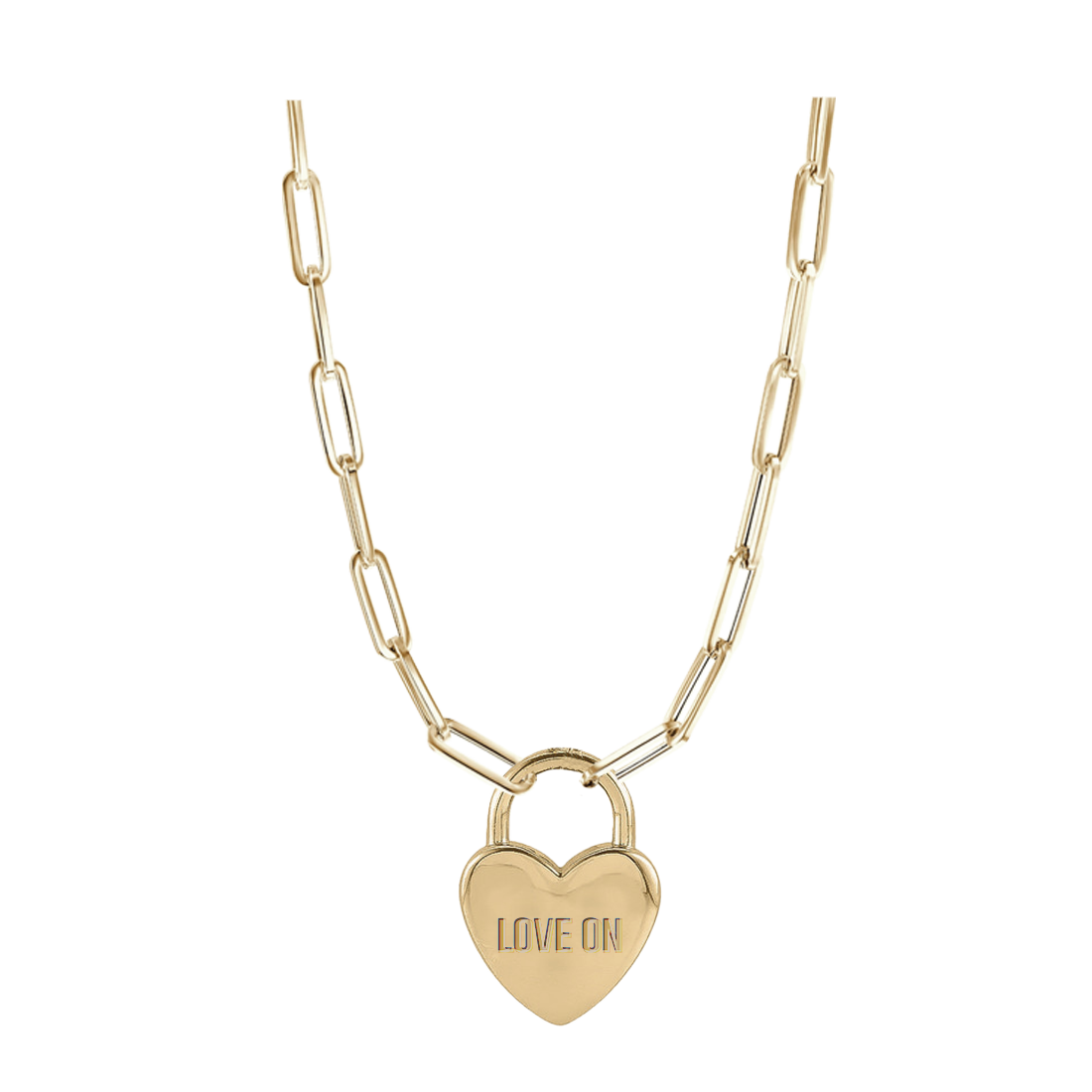 Selena Gomez - Heart Lock Necklace