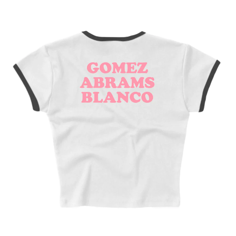 Selena Gomez - Call Me When You Break Up Baby Rib Crop Ringer