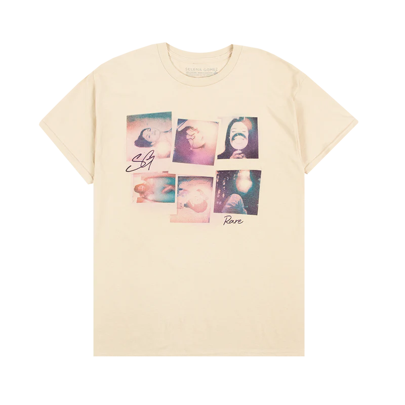 Selena Gomez - Rare Polaroid Tee in Sand