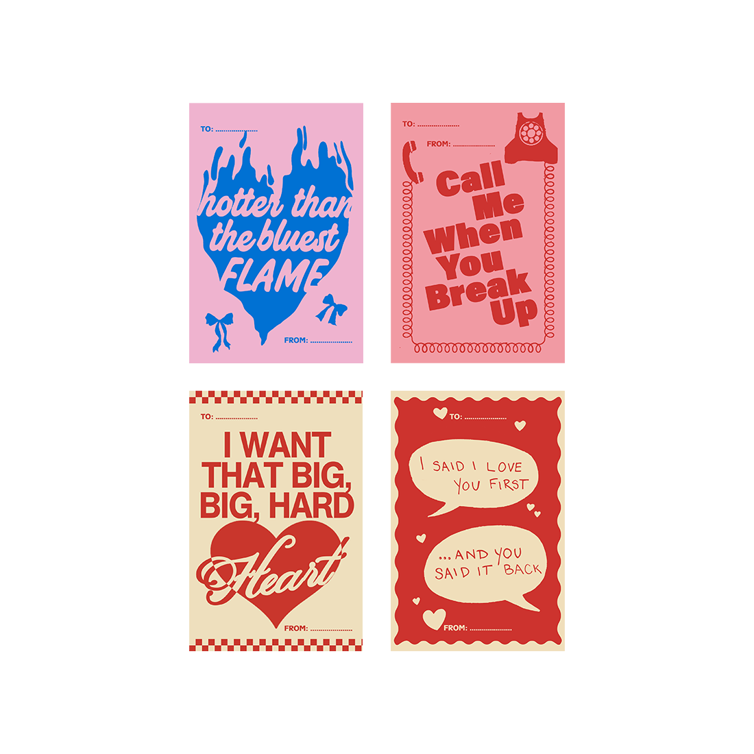 Selena Gomez - ISILYF Valentines Cards (Set of 4)